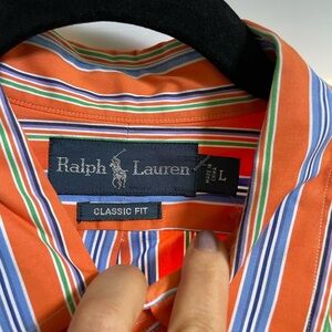 Ralph Lauren Multi-Striped Long-Sleeve Shirt